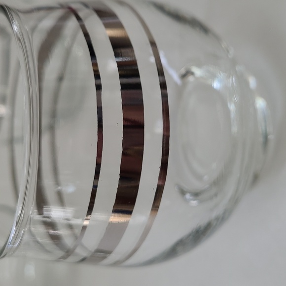 Platinum banded Roly Poly juice glasses - Picture 7 of 12